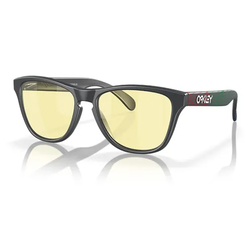 Oakley Injection Molded Нерегулярная форма Солнцезащитные очки Унисекс Черный