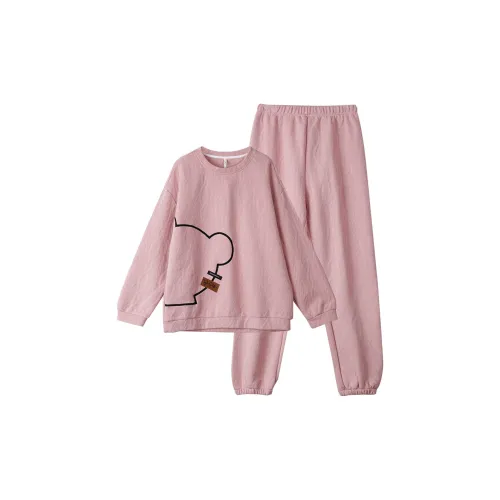 Dorame Пастельно-розовый Женские Пижамные Комплекты