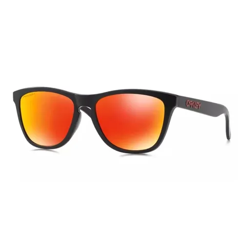 Oakley TR Memorial Plastic Irregular Shape Солнцезащитные очки Унисекс Черный
