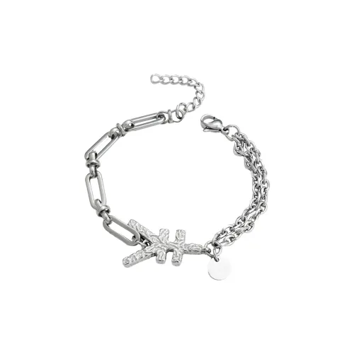 MAGICPOLE Браслеты из титановой стали Мужские Серебряные Доступные Маленький Бюджет Подарок