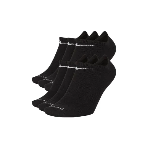 Nike 6 пар черных мужских носков