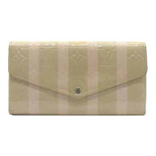 LOUIS VUITTON Лакированная кожа Кошелек Женские Розовая кожаная