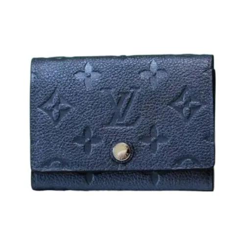 LOUIS VUITTON Кожа Кошелек Унисекс Синий