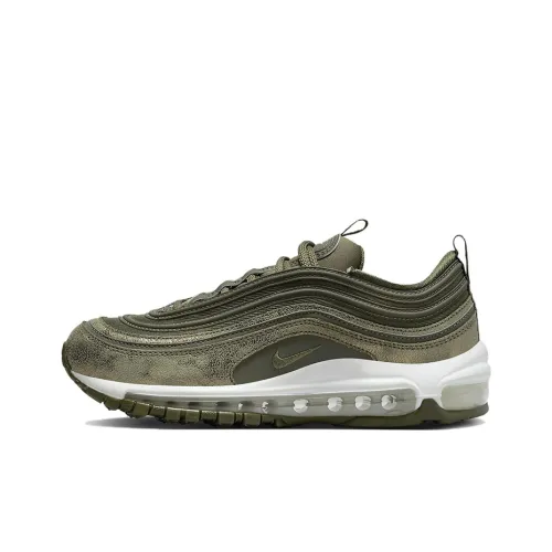 Nike Air Max 97 Casual Low Top Черный Зеленый Женский