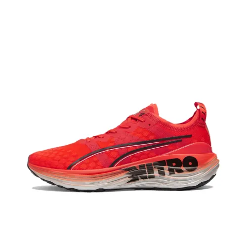 PUMA ForeverRUN Nitro Беговые кроссовки Низкий топ Оранжевый Красный Мужской