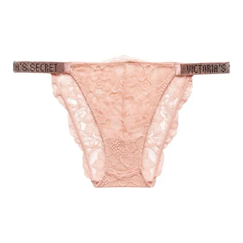 Victoria's Secret Стринг Женские 1 Пачка Телесный Оранжевый