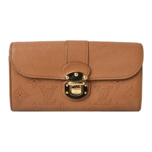 LOUIS VUITTON Кожа Кошелек Стандартный Женский Коричневый