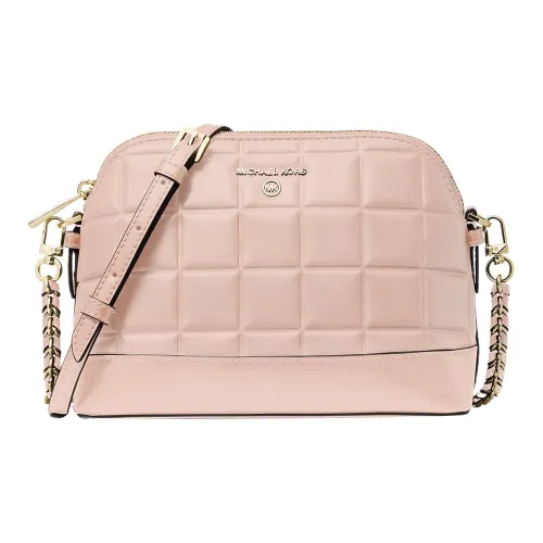 MICHAEL KORS Quilted кожа через плечо сумка большая женская розовая