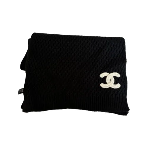 CHANEL Кашемир Вязаные Шарфы Унисекс