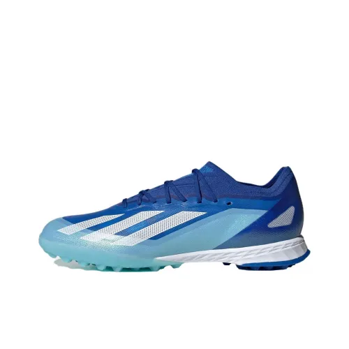 Adidas X Crazyfast.1 TF Шипы Slip Resistant Abrasion Resistant Футбольные бутсы Мужской Синий