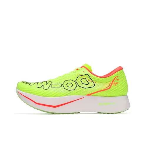 DO WIN Run it for three generations Низкие кроссовки для бега Унисекс Флуоресцентный изумрудно-зеленый
