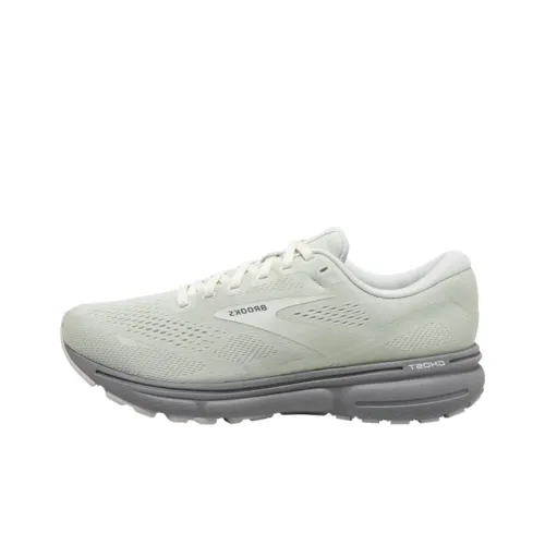 Brooks Ghost 15 Амортизация Износостойкие Низкие Кроссовки для Бега Мужские Серые