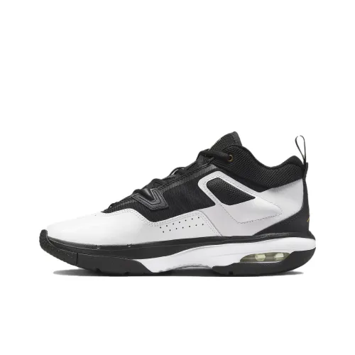 Джордан Stay Loyal Slip Resistant Abrasion Resistant MID Топ Баскетбольные кроссовки Мужской Черный белый