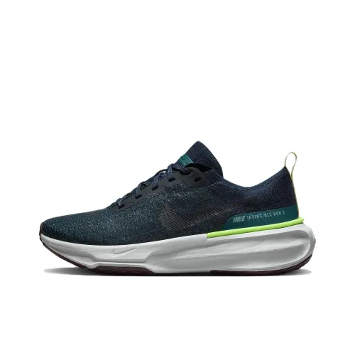 Nike Invincible 3 Slip-resistant Abrasion-resistant Low Top Casual Running Shoes Men's Black White Найк Invincible 3 Противоскользящий Устойчивый к истиранию Низкий Топ Повседневные Беговые Кроссовки Мужские Черный Белый