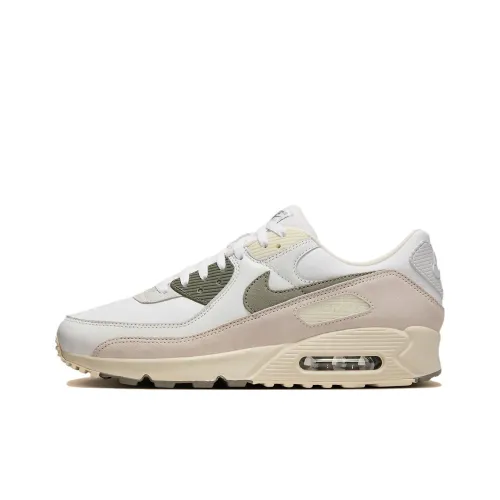 Nike Air Max 90 Low Топ Повседневная обувь Мужская Белая Розовая