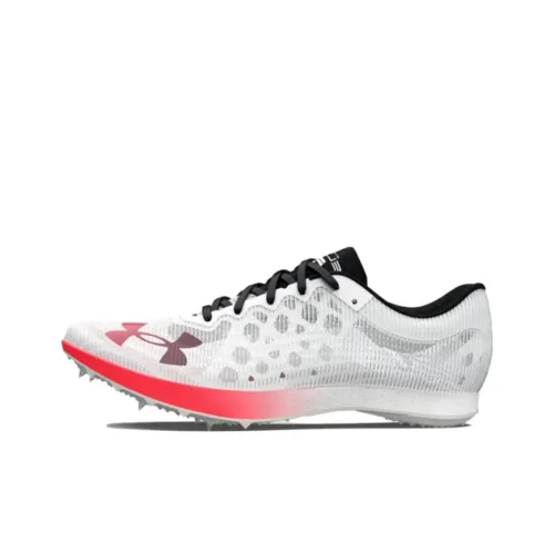 Under Armour Износостойкий и Легкий Низкий Топ Беговые кроссовки Унисекс Белый