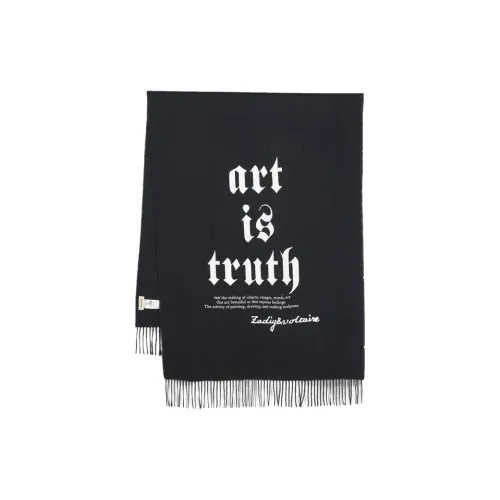 Zadig Voltaire Вязаные шарфы Женские Черный