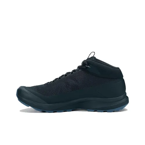 Arcteryx Aerios Амортизация Износостойкий MID Топ Уличная обувь Унисекс Черный Зеленый