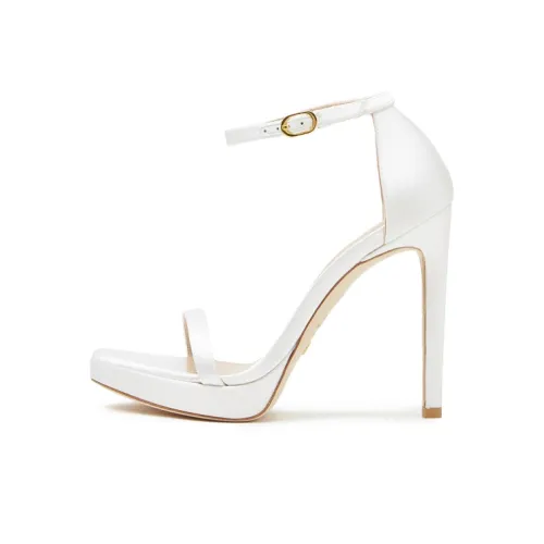 Stuart Weitzman SW one Ремень Сандалии 12 см Женские Белые