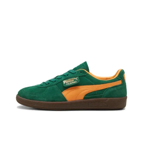 PUMA Palermo Легкий Top с Покрытием Низкие Кроссовки для Скейтбординга Унисекс Зеленые