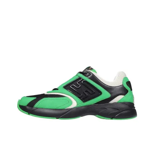 FENDI Faster Low Топ Повседневная обувь Мужская Зеленая