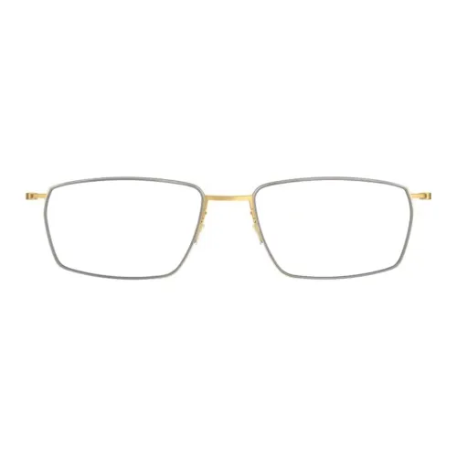 LINDBERG Прямоугольные Оправы для Очков Унисекс Золотые