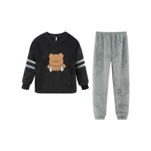 DAMOS·LOVE Темно-серый Женские Пижамные Комплекты