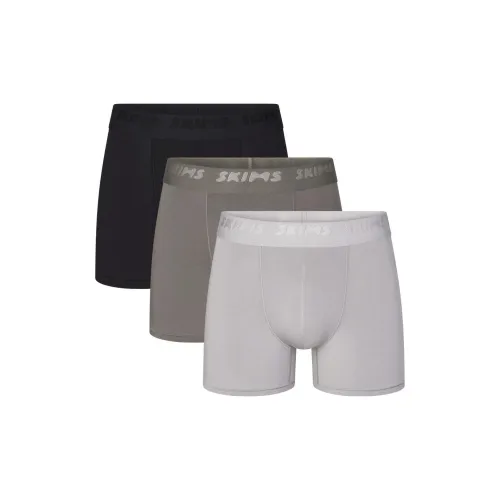 SKIMS FW23 MENS серия 3 упаковки Бронза Цвет MULTI/Металлический MULTI Мужские боксер-шорты