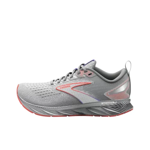 Brooks Амортизация Низкий Топ Беговые Кроссовки Мужские Серые