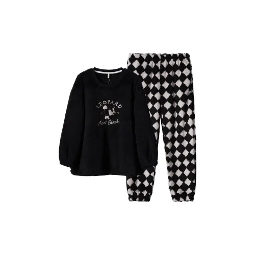 Dorame Черный Женские Пижамные Комплекты