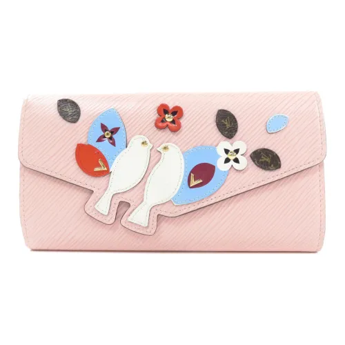 LOUIS VUITTON EPI Кожа Кошелек Маленький Женский Розовый