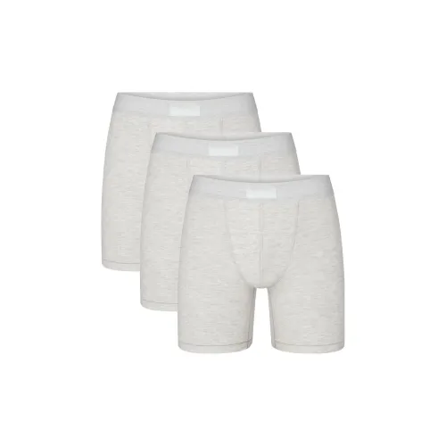 SKIMS FW23 MENS серия 3 упаковки Светлый Фотиния Серый Мужские боксеры