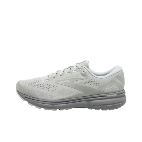 Brooks Ghost 15 Амортизация Низкий Топ Беговые Кроссовки Мужские Серые