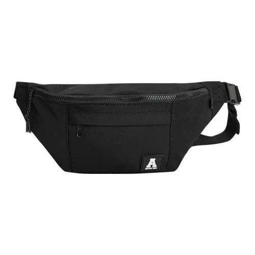 ANTA Холст Сумка через плечо Холст Сумка Слинг Сумка Сумка на пояс Стандартная Унисекс Основной Черный