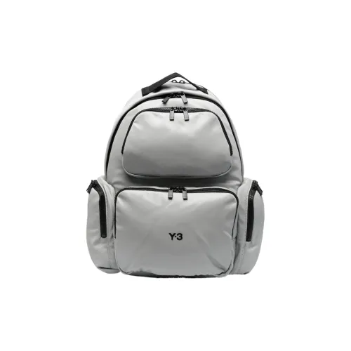Y 3 Backpacks Light Gray Men's