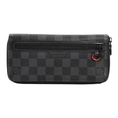 LOUIS VUITTON Холст Кошелек Мужской Серый