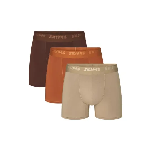 SKIMS FW23 MENS серия 3 шт Бронза MULTI Мужские боксер-шорты