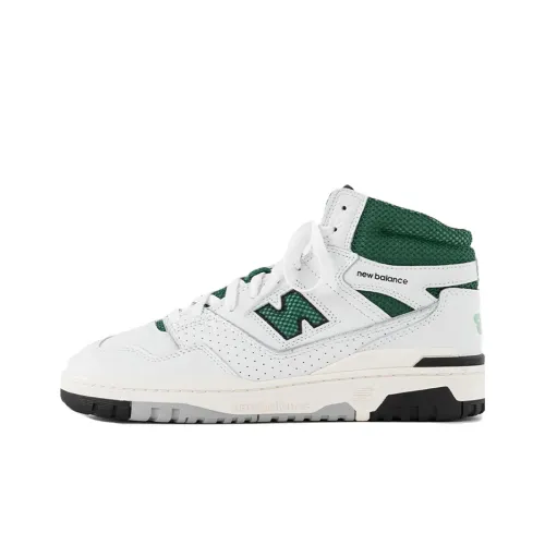 AIME LEON DORE x New Balance MID Топ Винтажные Баскетбольные Кроссовки Унисекс Белый Зеленый