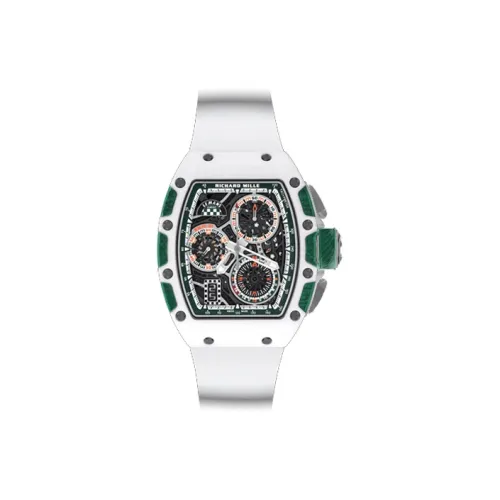 RICHARD MILLE Автоматический Механический Механизм Мужские Часы 38,4мм*47,34мм*11,68мм Скелет