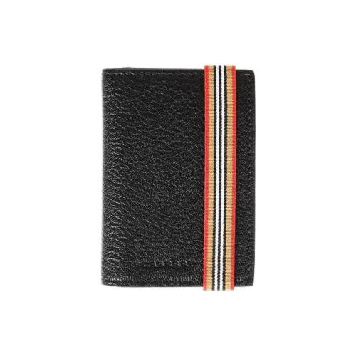 Burberry Натуральная кожа Кошелек Мужской Черный