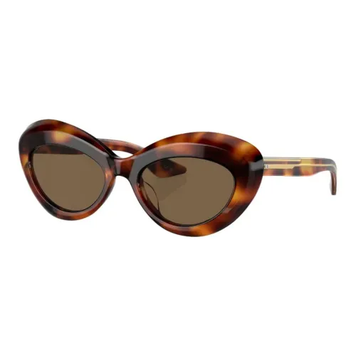 Oliver Peoples Ацетат Кошачий глаз Солнцезащитные очки Женские Умбра