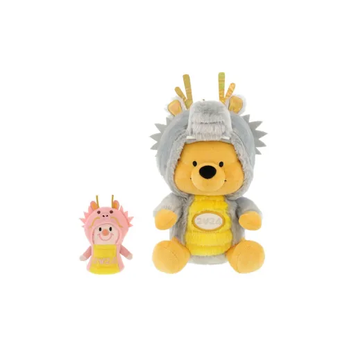 Disney 2024 Year of The Dragon Collection Винни Плюшевая кукла Свинка Пиглет 21 см высота