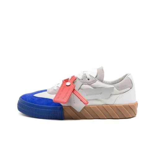 Off Белый Низкий Топ Скейтборд Кроссовки Мужские Синие Белые