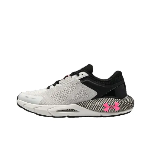 Under Armour HOVR Phantom Износостойкий и Легкий Низкий Топ Беговые кроссовки Женские Белый Черный