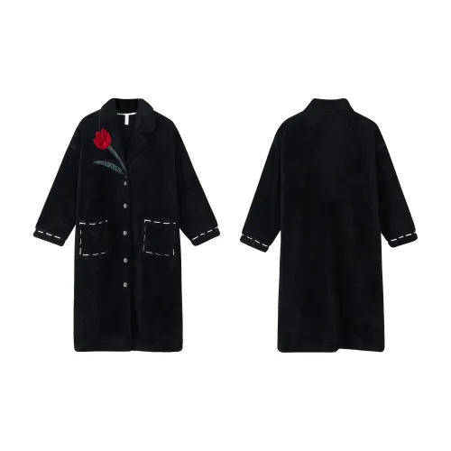 XUANZHITING Черный Женские Банные халаты