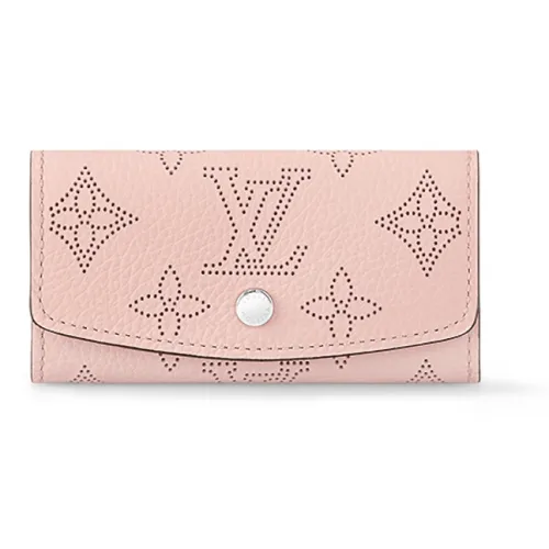 LOUIS VUITTON Mahina Телячья кожа Key Pouch Стандартный Женский Розовый Жасмин Розовый