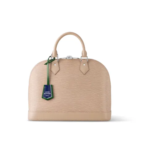 LOUIS VUITTON Alma Epi GRAIN LEATHER Купольная сумка Сумка через плечо Маленькая сумка Женская Дюна Бежевый