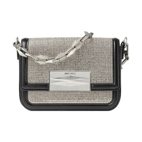 Jimmy Choo Diamond Crystal Сумка через плечо Стандартная Женская Черная