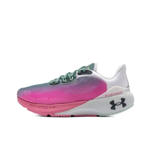 Under Armour HOVR Machina 3 Беговые кроссовки Низкий верх Розовый Белый Женские