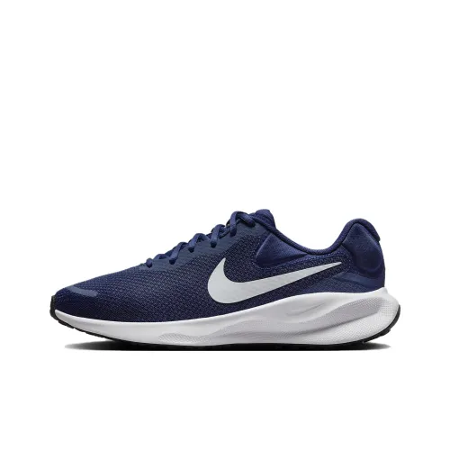 Nike REVOLUTION 7 Low Топ Повседневные Беговые Кроссовки Мужские Синие Белые